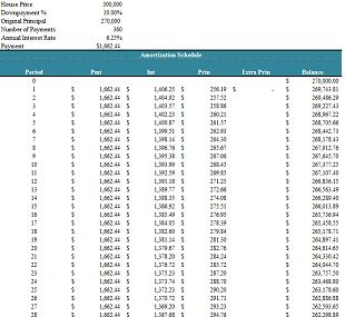 Amortization Schedule Template 11