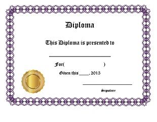 Blank Certificate Template 07