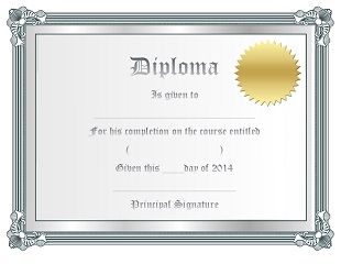 Blank Certificate Template 09