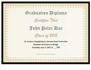 Blank Certificate Template 12