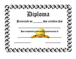 Blank Certificate Template 16