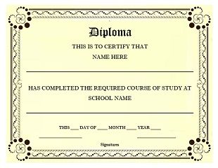 Blank Certificate Template 17