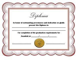 Blank Certificate Template 18