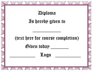 Blank Certificate Template 19
