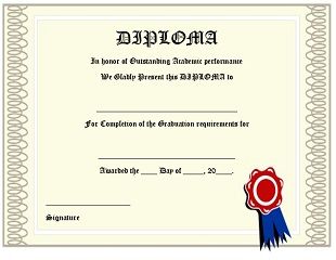 Blank Certificate Template 20