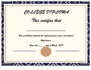 Blank Certificate Template 23