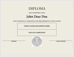 Blank Certificate Template 28