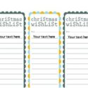 Christmas Gift List Templates
