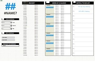 Daily Schedule Template 01
