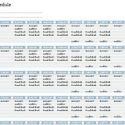Employee Work Schedule Templates