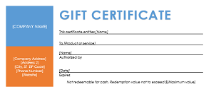 Gift Certificate Template 31