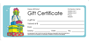 Gift Certificate Template 35