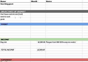 Monthly Budget Template 01
