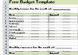 Monthly Budget Template 05