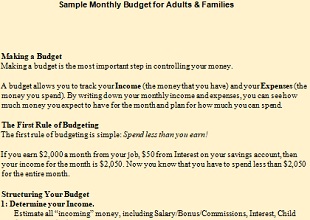 Monthly Budget Template 07