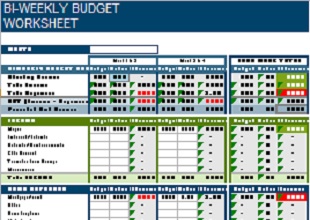 Monthly Budget Template 11
