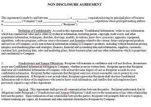 Confidentiality Agreement Template 01