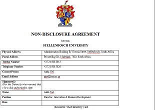 Non Disclosure Agreement Template 10