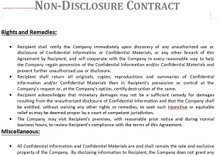 Non Disclosure Agreement Template 12