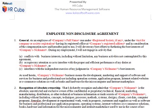 Non Disclosure Agreement Template 16