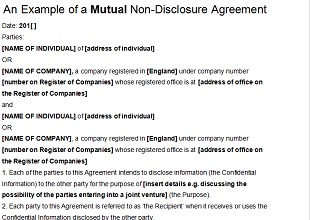 Non Disclosure Agreement Template 26