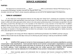 Service Agreement Template 08