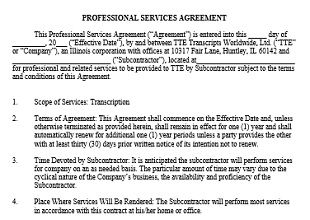 Service Agreement Template 30