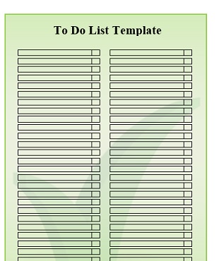Task List Template 07