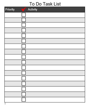 Task List Template 19