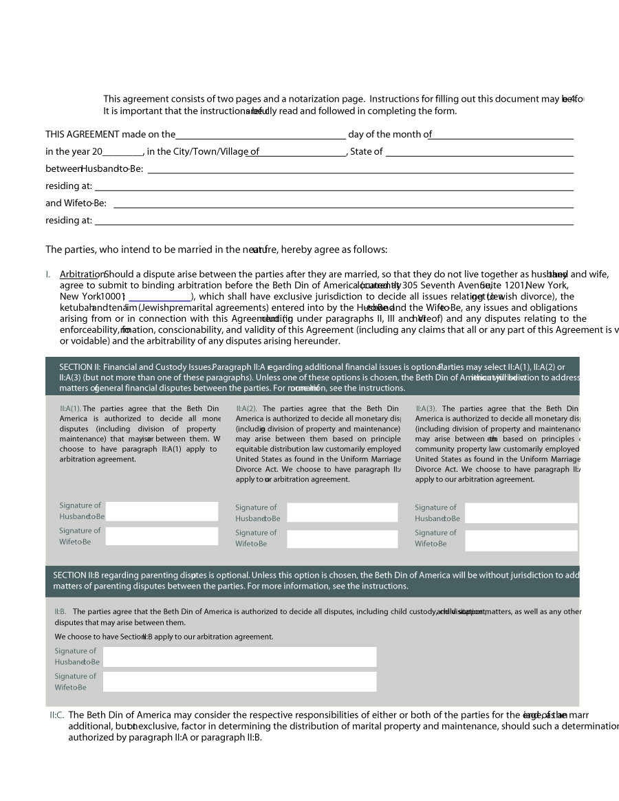 Prenuptial Agreement Template 19